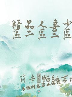 精品人妻少妇一区二区三区99