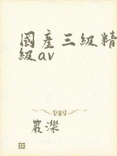国产三级精品三级av
