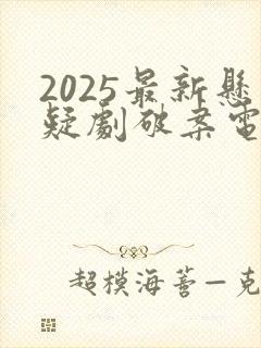 2025最新悬疑剧破案电视剧免费观看