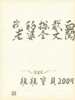 我的总裁白富美老婆全文阅读无删减