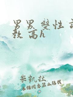 男男 双性 调教 高h