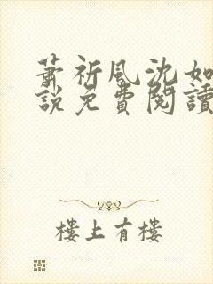 萧祈风沈如枝小说免费阅读最新章节