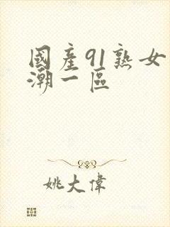 国产91熟女高潮一区