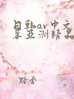 日韩av中文字幕亚洲精品