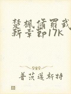 楚枫修罗武神最新章节17k