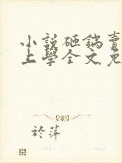 小说砸锅卖铁去上学全文免费阅读