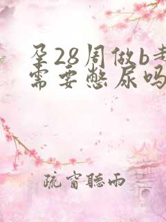 孕28周做b超需要憋尿吗