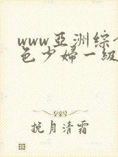 www亚洲综合色少妇一级av