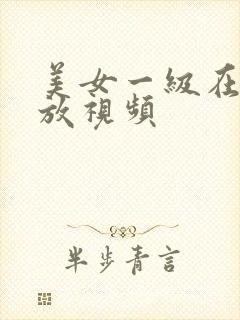 美女一级在线播放视频