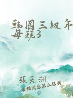 韩国三级年轻的母亲3