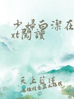 少妇白洁在线txt阅读