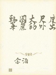 韩国大尺度电影华丽的外出