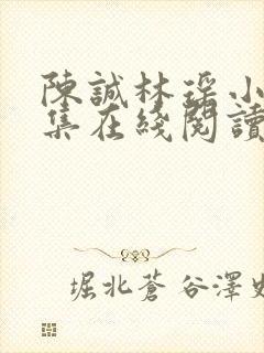 陈诚林瑶小说全集在线阅读