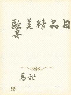 欧美精品日韩人妻