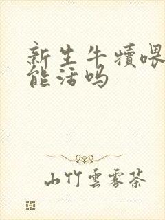 新生牛犊喂奶粉能活吗