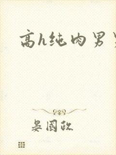 高h纯肉男男文