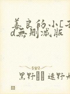 善良的小[子hd无删减版