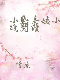 小飞秦姨小说在线阅读