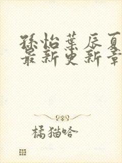 孙怡叶辰夏若雪最新更新章节免费阅读