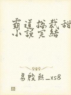 霸道总裁甜宠妻小说完结