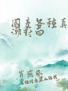 国产各种真实高潮对白