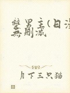 双男主(日漫)无删减