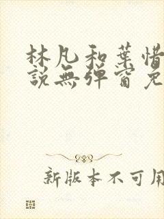 林凡和叶惜的小说无弹窗免费阅读