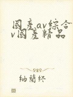 国产av综合av国产精品