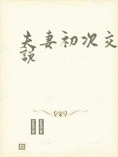 夫妻初次交换小说