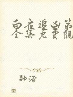 白夜追凶第二季全集免费观看