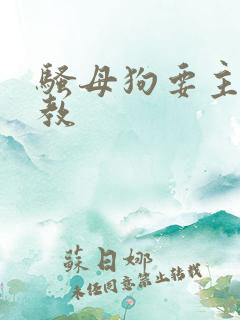 骚母狗要主人调教
