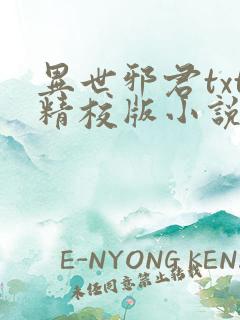 异世邪君txt精校版小说下载