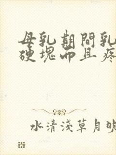 母乳期间乳房有硬块而且疼怎么回事