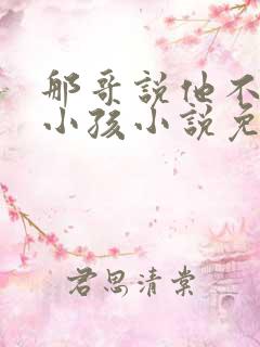 那哥说他不喜欢小孩小说免费阅读