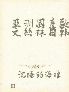 亚洲国产欧美中文丝袜日韩av