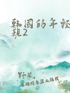 韩国的年轻的母亲2