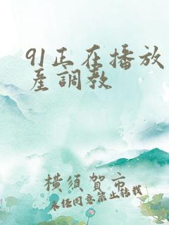 91正在播放国产调教