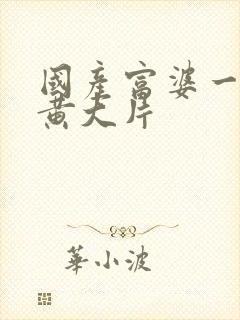 国产富婆一级全黄大片