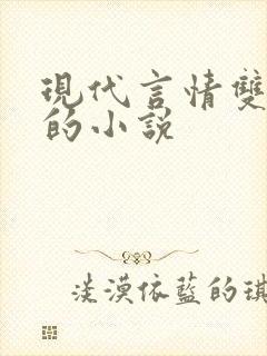 现代言情双男主的小说