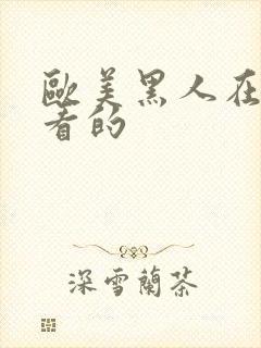 欧美黑人在线观看的