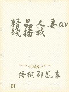 精品人妻av在线播放