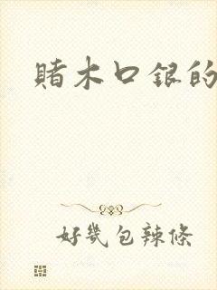 赌木口银的小说