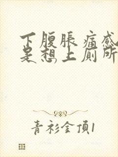 下腹胀痛感觉老是想上厕所