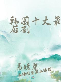 韩国十大最火家庭剧