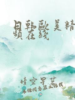 日韩欧美精品视频在线