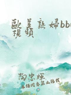 欧美熟妇bbw视频