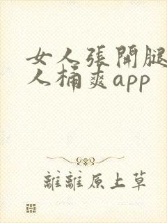 女人张开腿让男人桶爽app