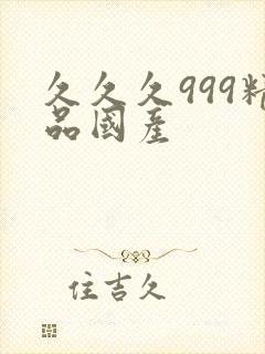 久久久999精品国产