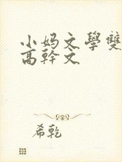 小妈文学双男主高干文