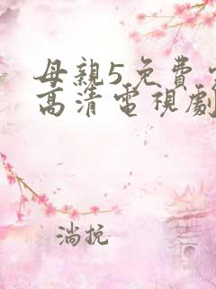 母亲5免费完整高清电视剧